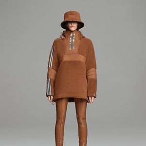 1/2 zip branded teddy jacket (all gender)